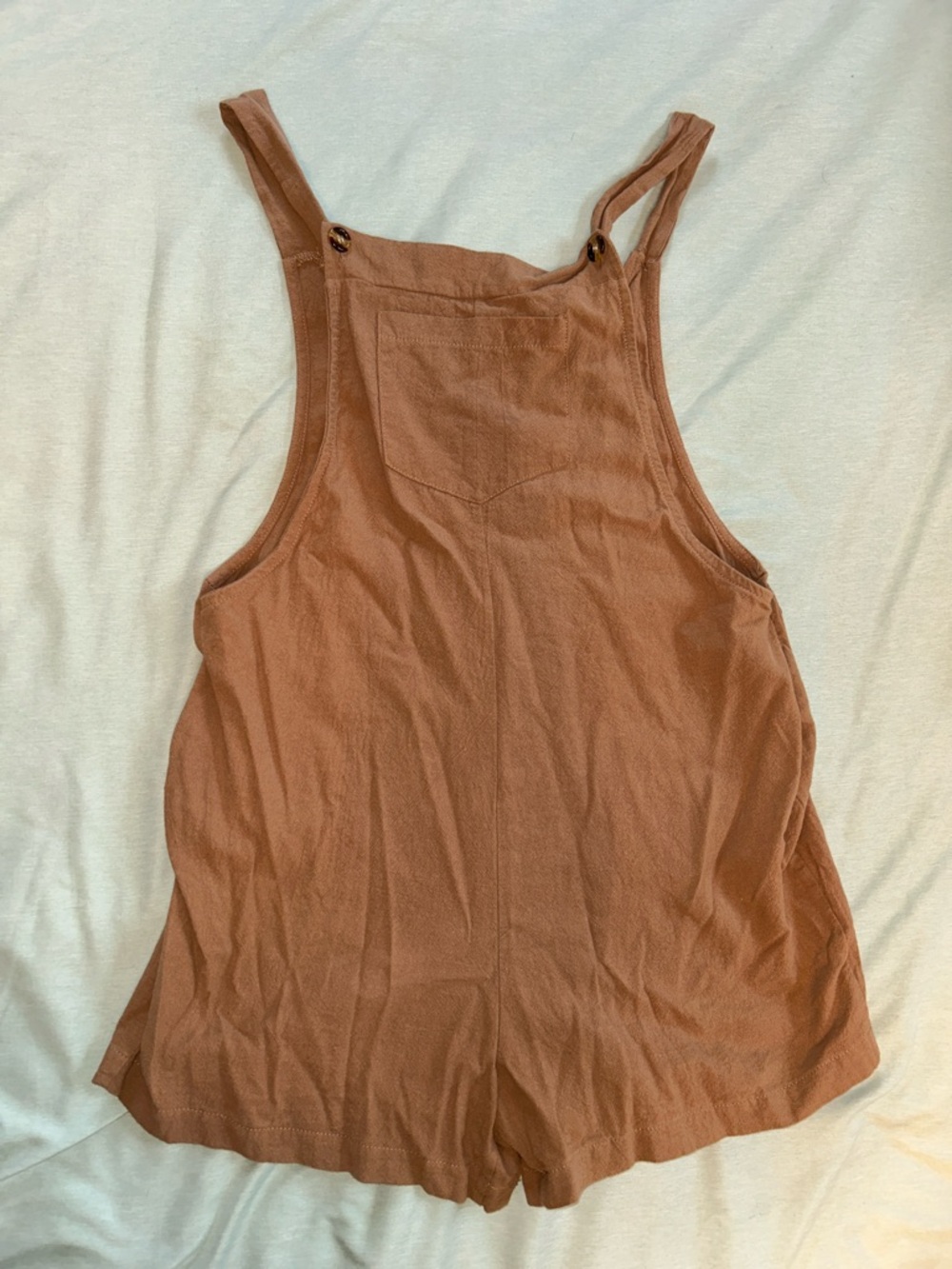 Rust Brown Women’s Adjustable Maternity Romper